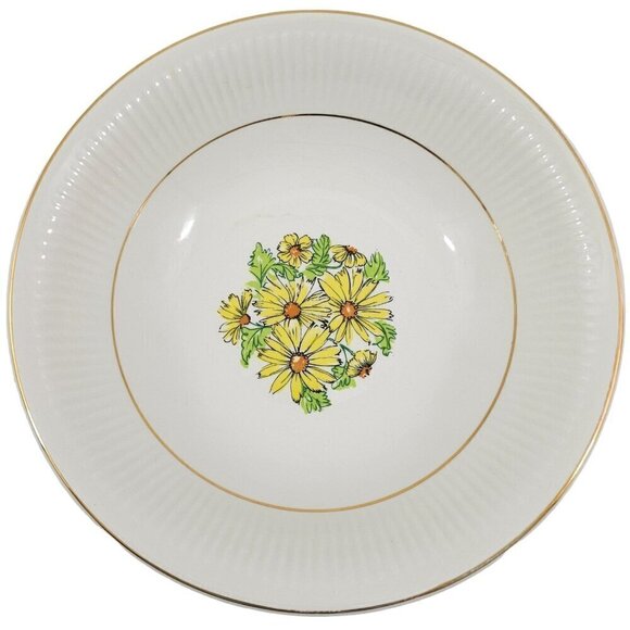 Staffordshire England Summertime Coupe Cereal Salad Soup Bowls – Set of 4 - Picture 4 of 16